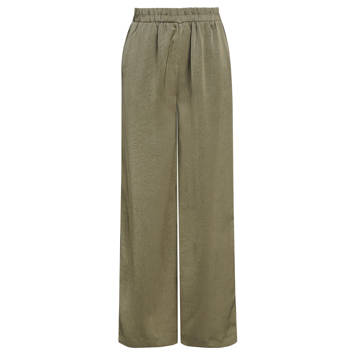 Damen Satin-Hose mit weitem Bein