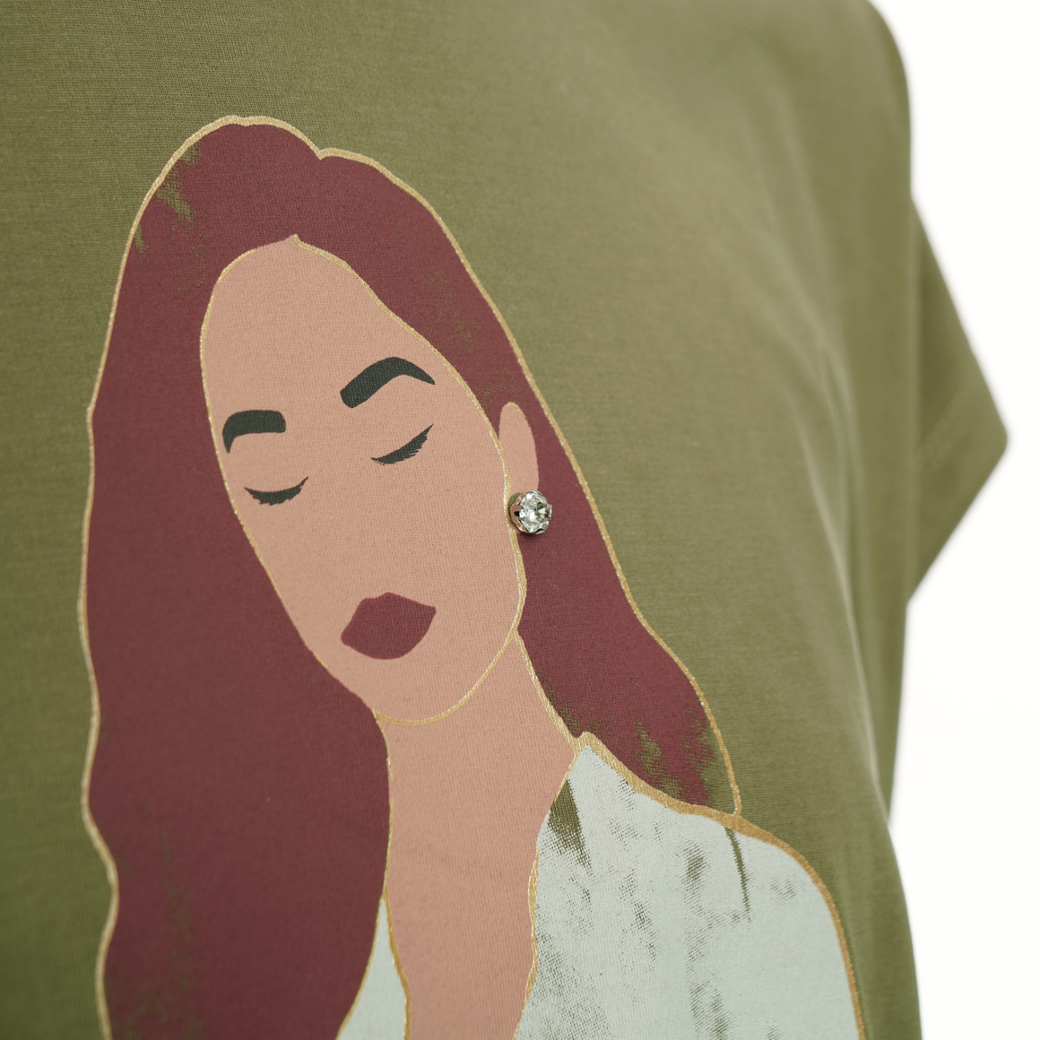 Damen T-Shirt mit Print