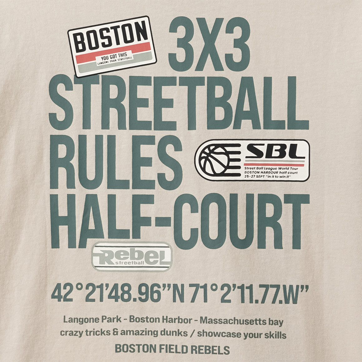 Jungen T-Shirt mit großem Rücken-Print