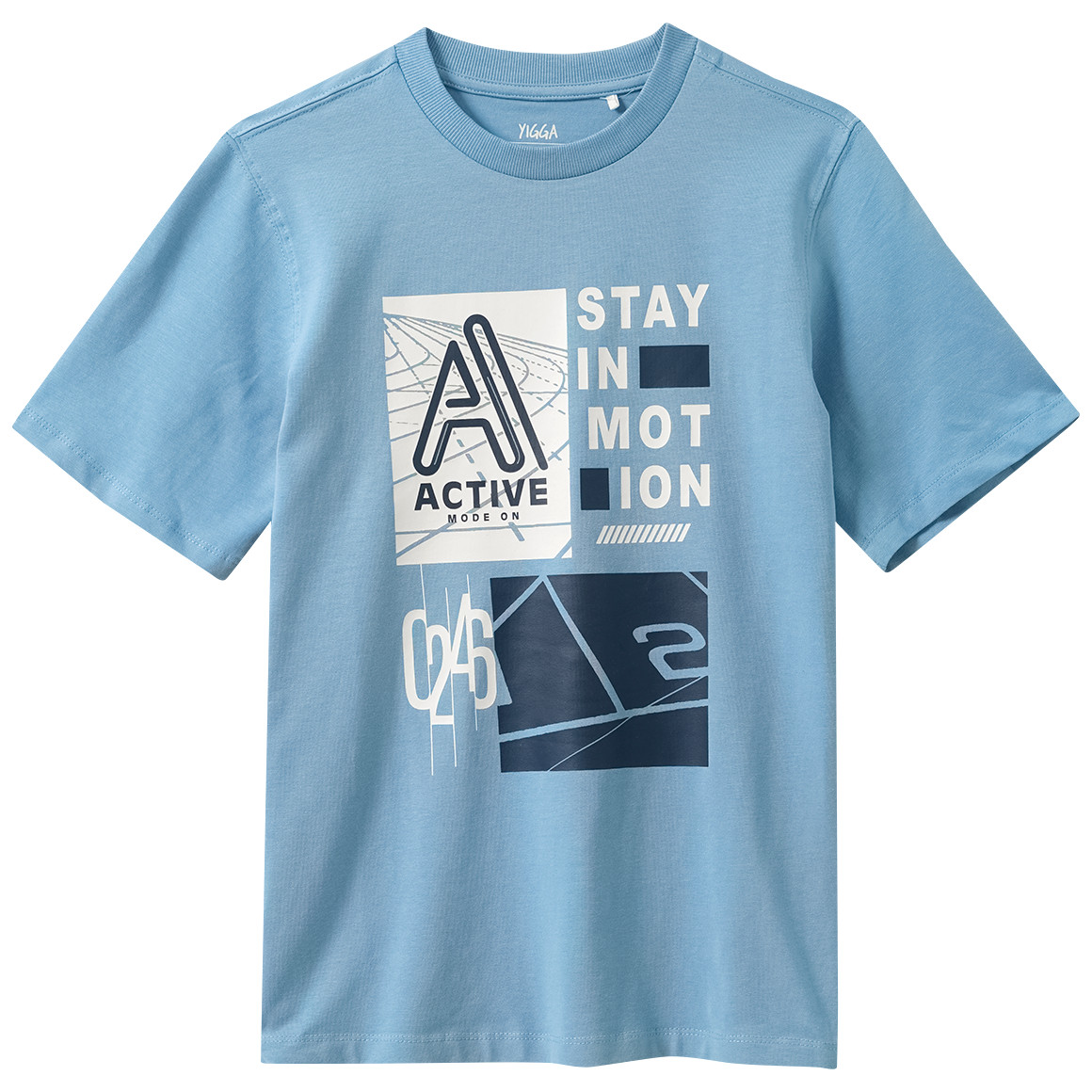 Jungen T-Shirt mit Brust-Print