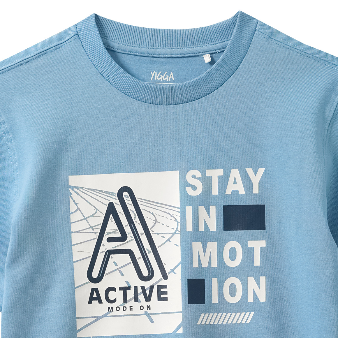 Jungen T-Shirt mit Brust-Print