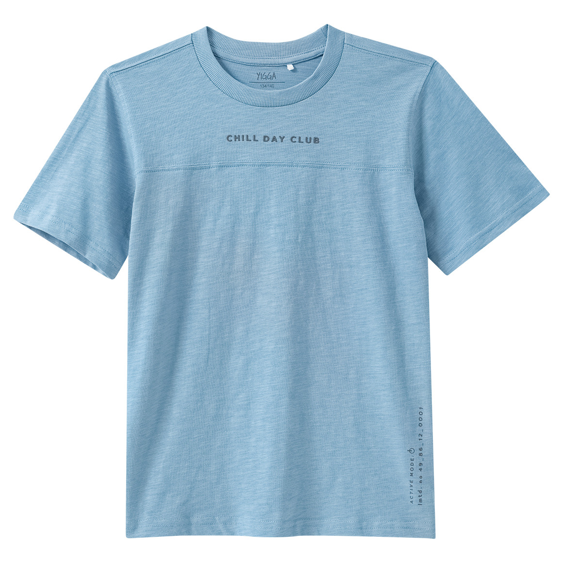 Jungen T-Shirt mit gummiertem Schriftzug