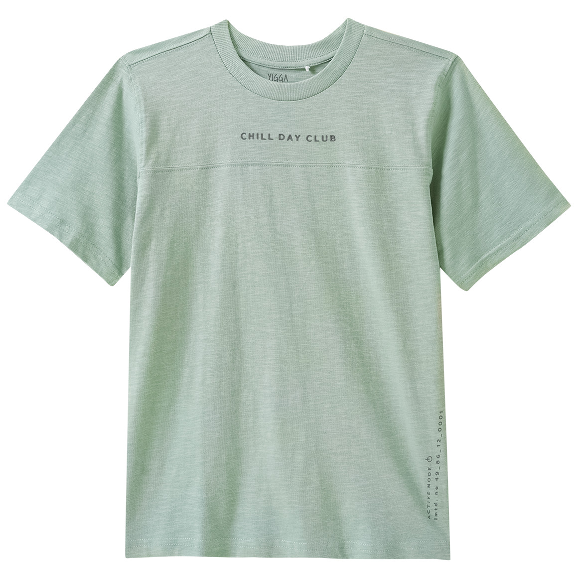 Jungen T-Shirt mit gummiertem Schriftzug