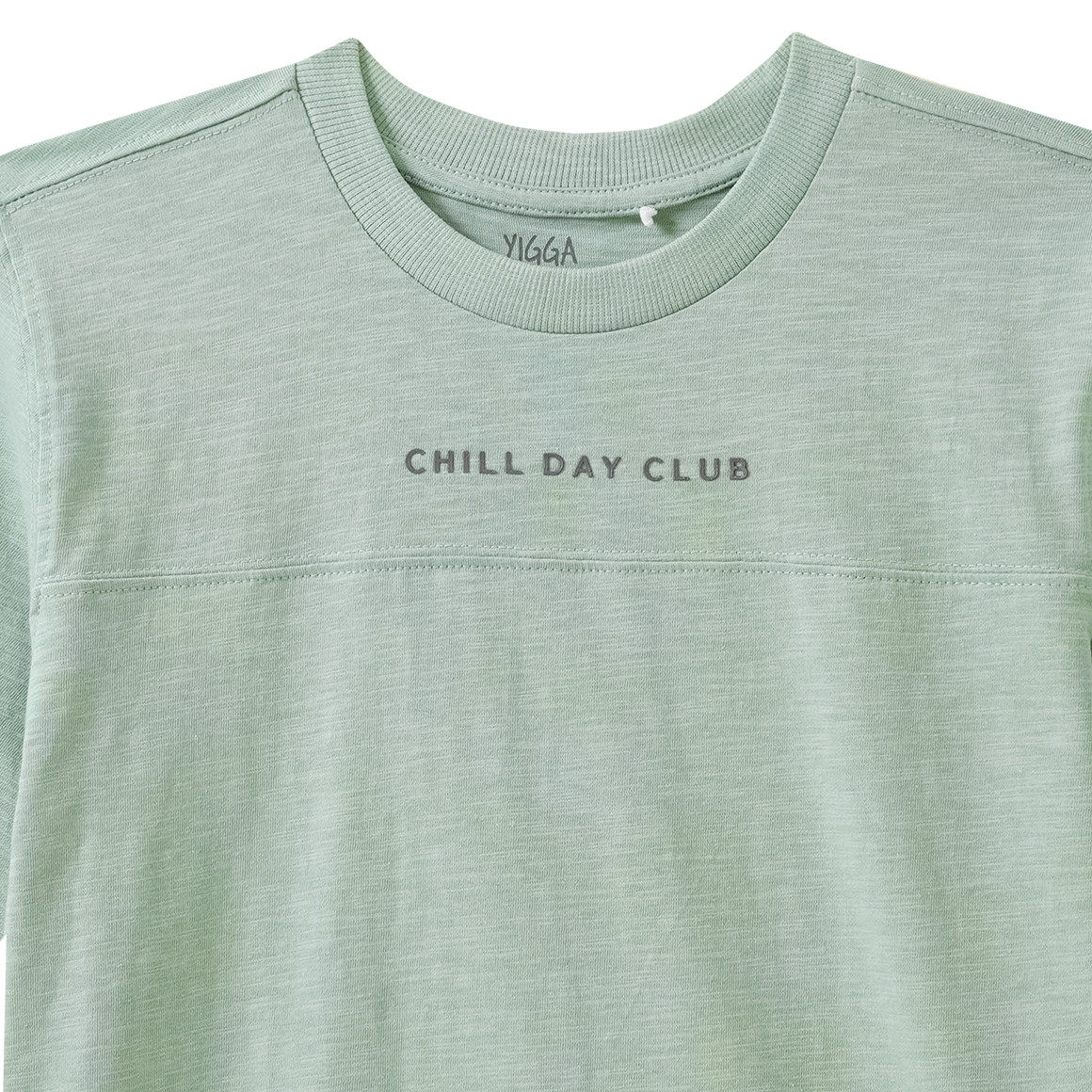 Jungen T-Shirt mit gummiertem Schriftzug