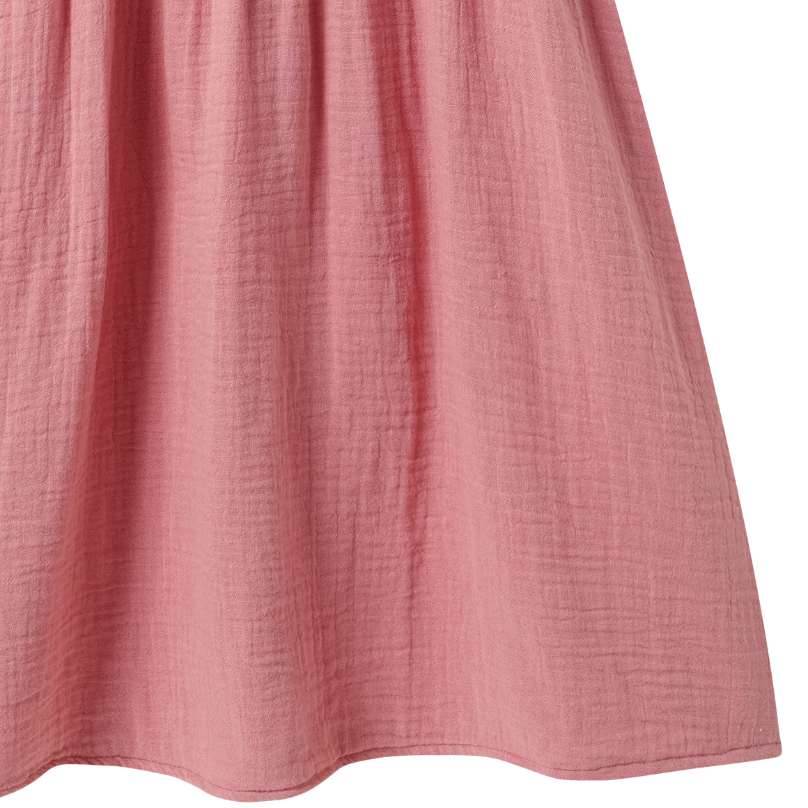 Mädchen Musselin-Kleid mit Flügelärmeln