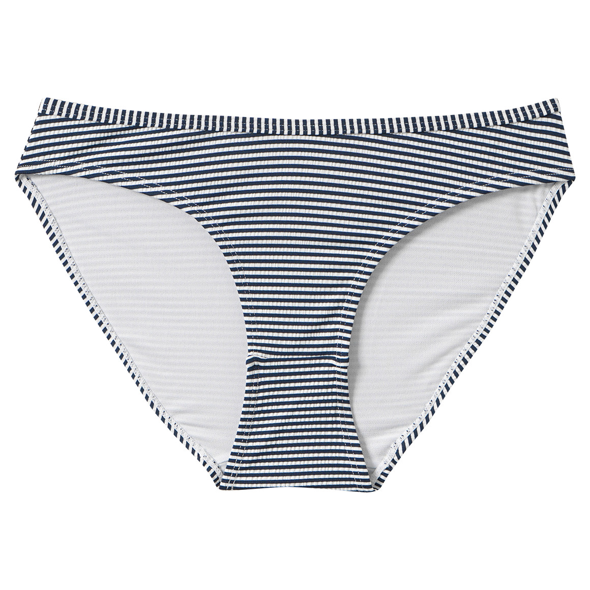 Damesbikinislip met seersuckerstructuur