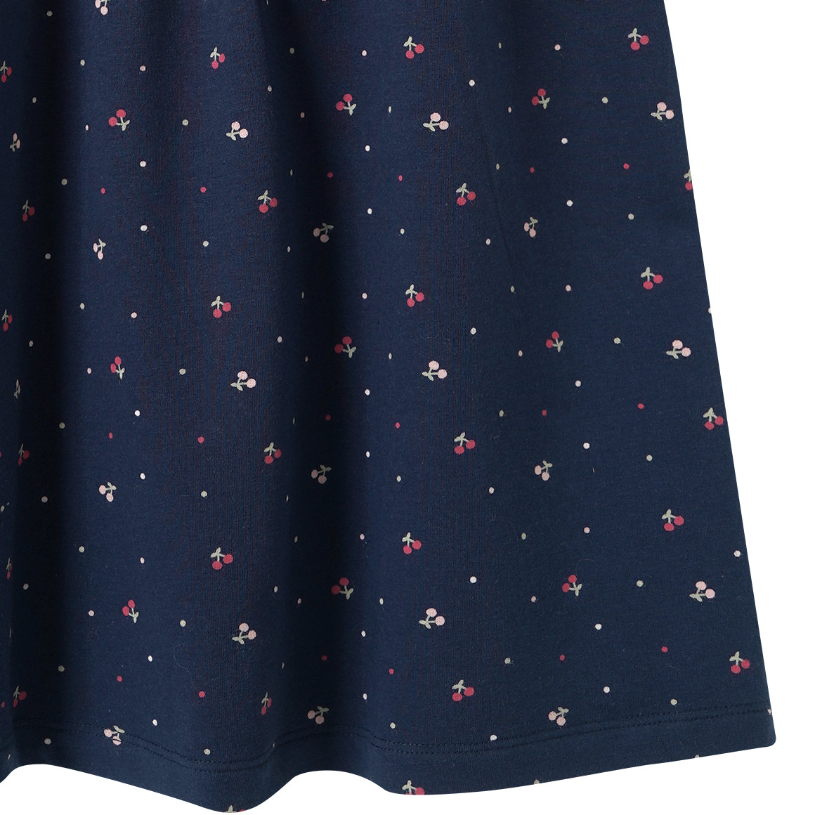 Mädchen Sweatkleid mit Kirschen-Allover
