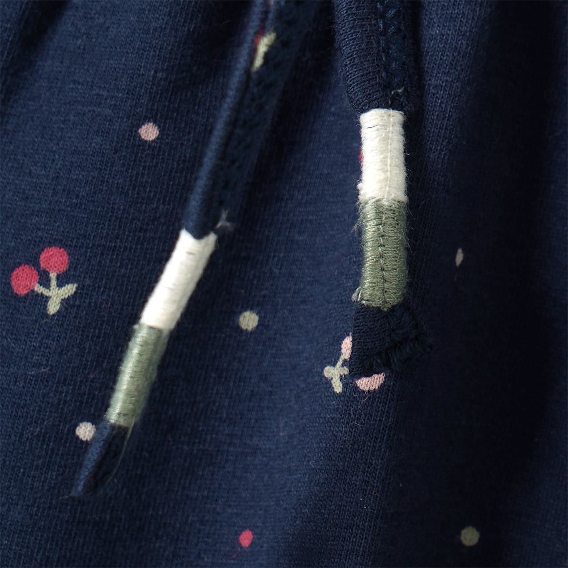 Mädchen Sweatkleid mit Kirschen-Allover