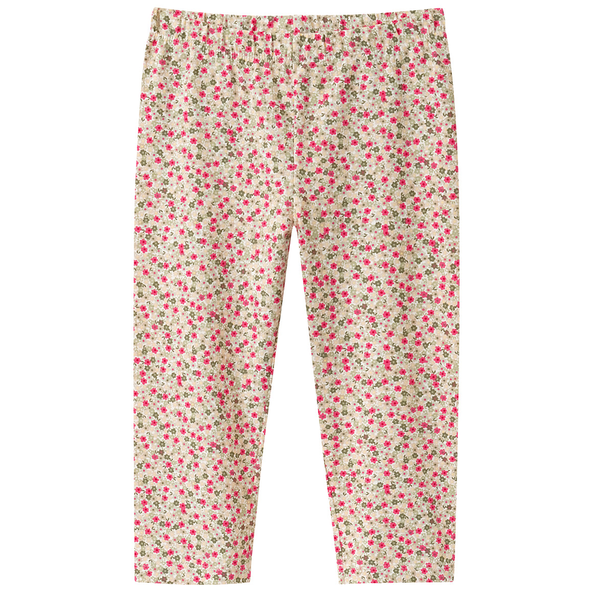 Mädchen Capri-Leggings mit Blümchen-Print