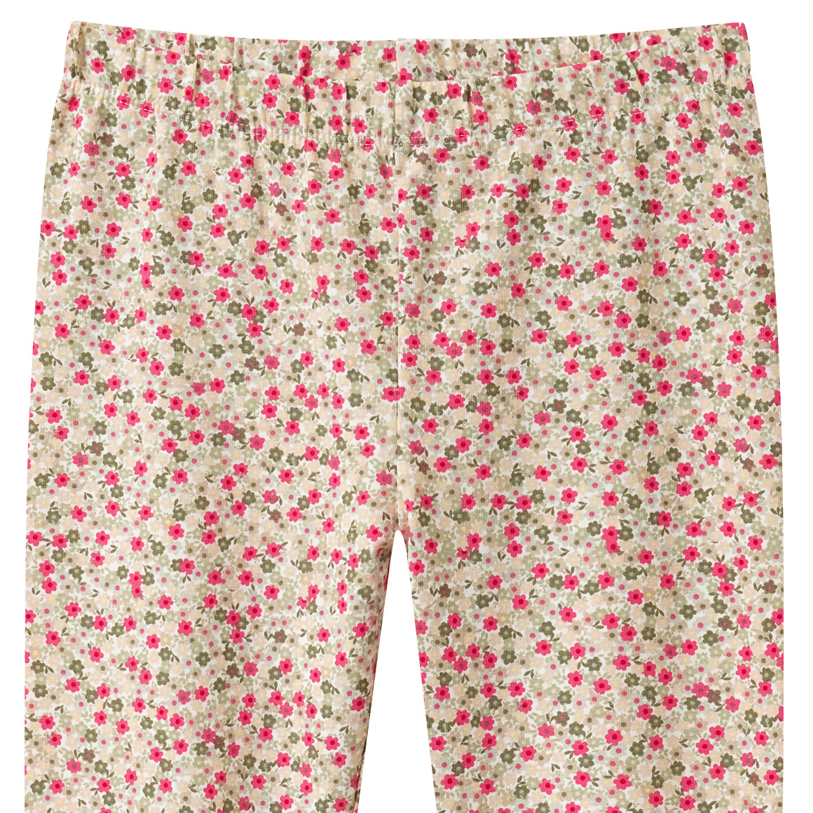 Mädchen Capri-Leggings mit Blümchen-Print