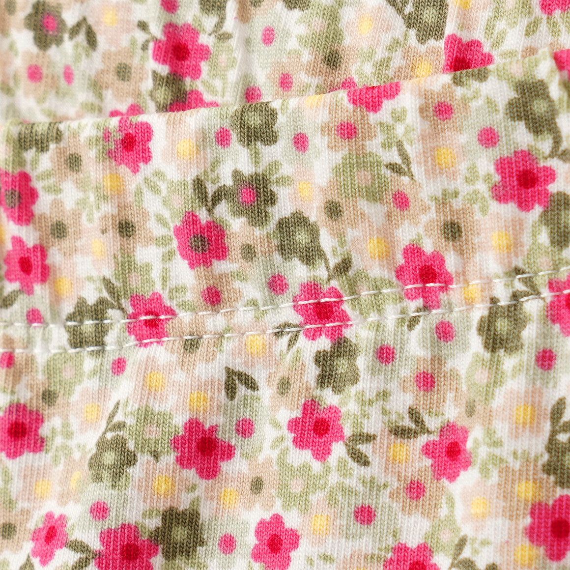 Mädchen Capri-Leggings mit Blümchen-Print