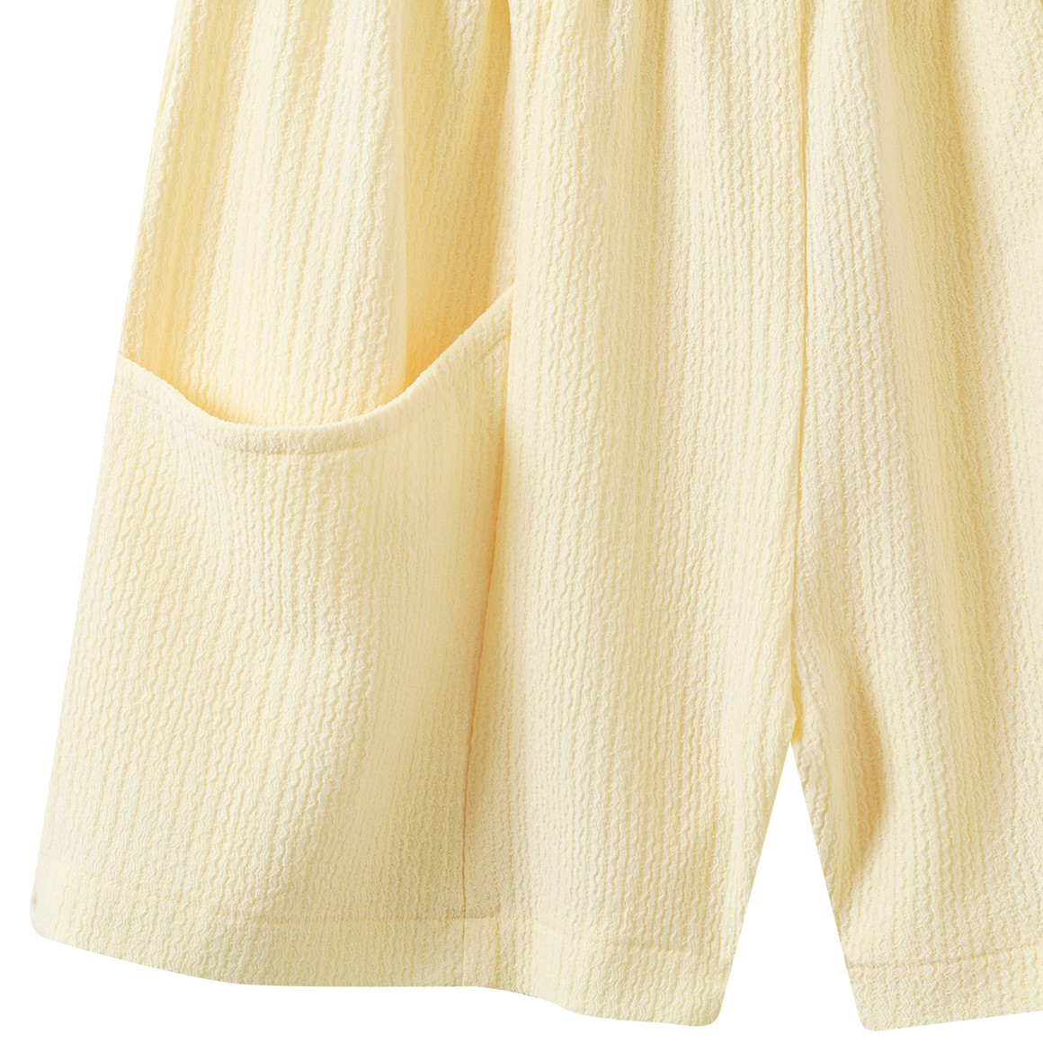 Mädchen Shorts mit gekreppter Struktur