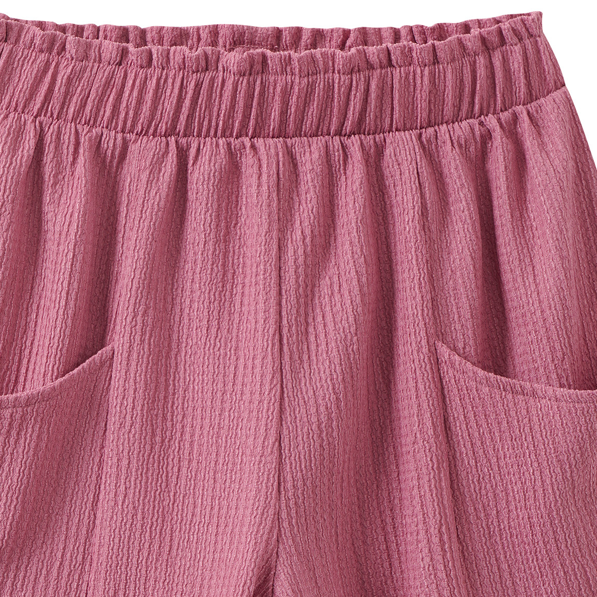 Mädchen Shorts mit gekreppter Struktur