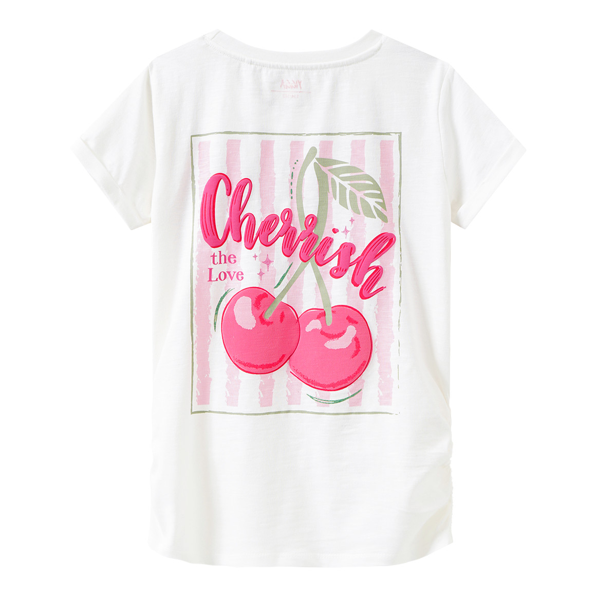 Mädchen T-Shirt mit Rücken-Print