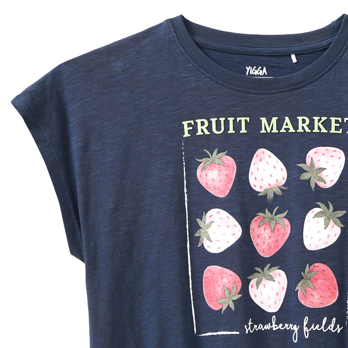 Mädchen T-Shirt mit Glitzer-Print