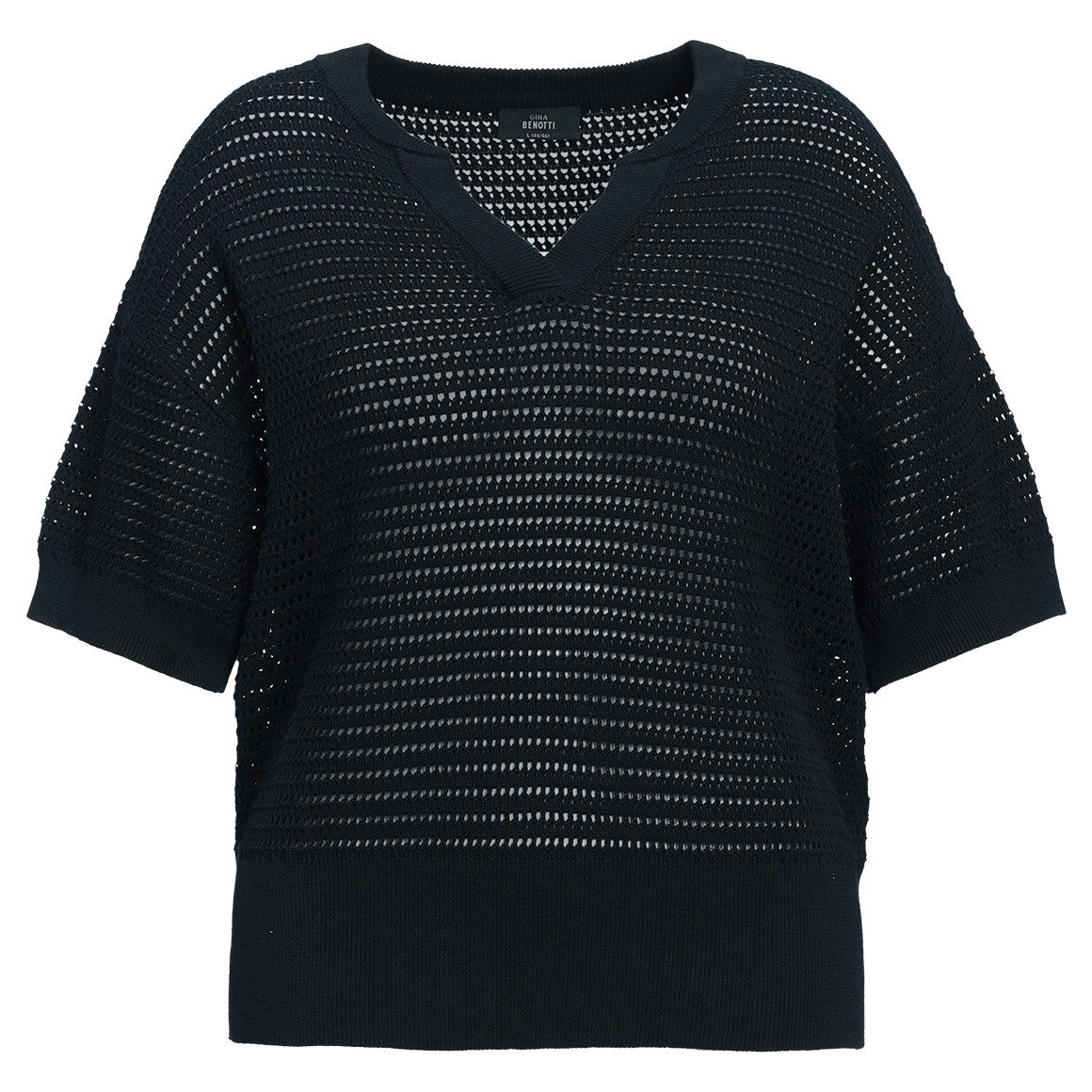Damen Strickshirt mit Ajourmuster