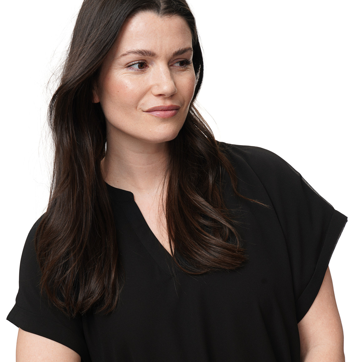 Damen Bluse in Unifarben