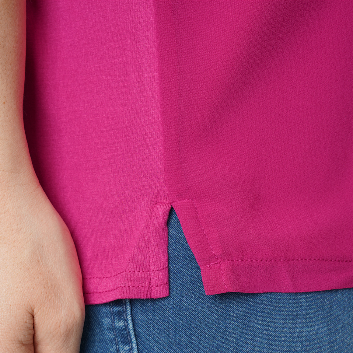 Damen Bluse in Unifarben