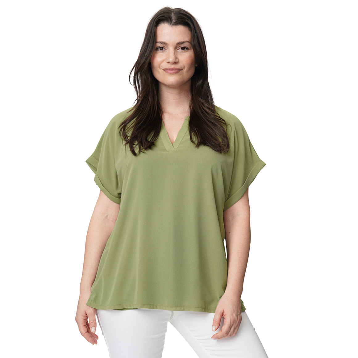 Damen Bluse in Unifarben