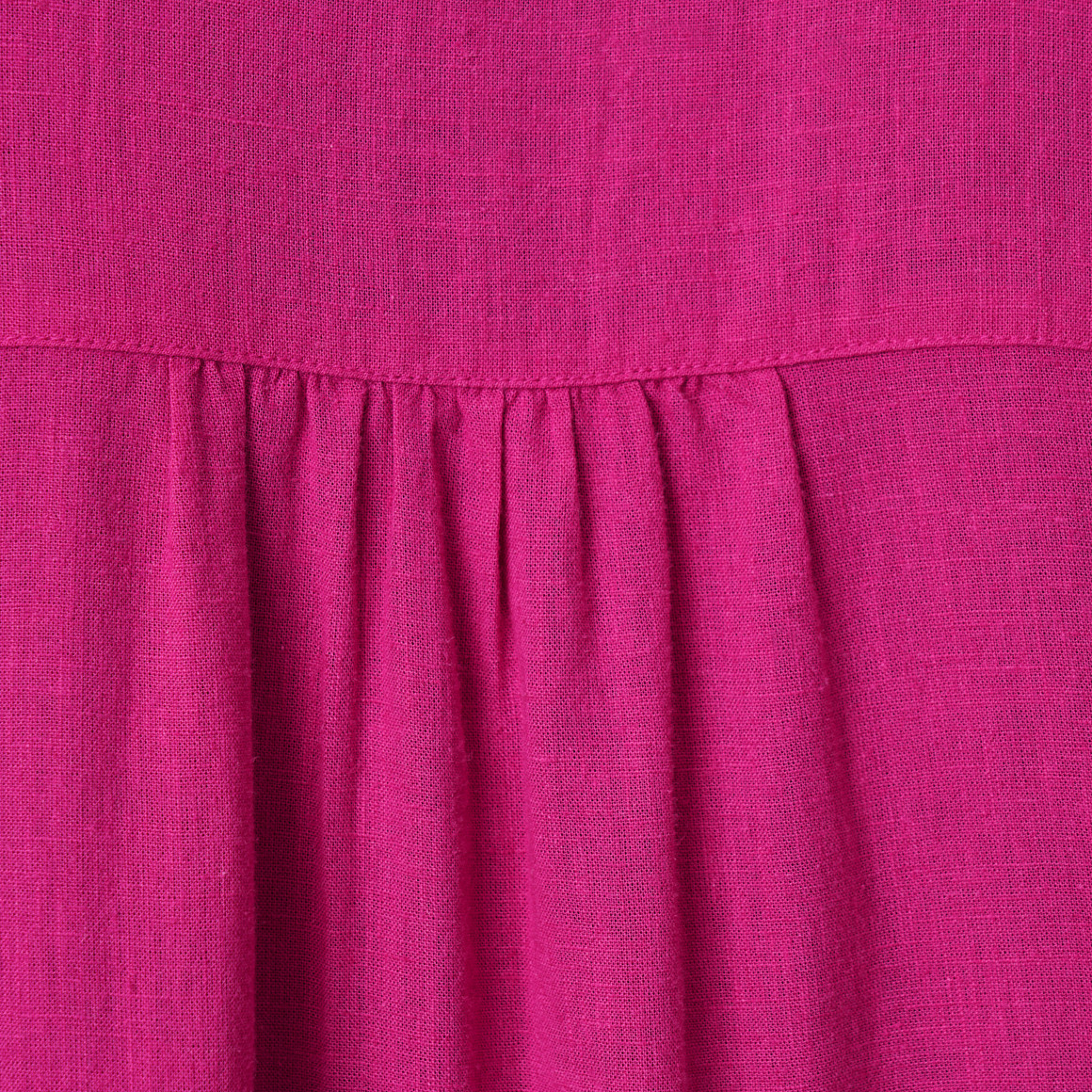 Damen Leinen-Blusenkleid mit Kragen