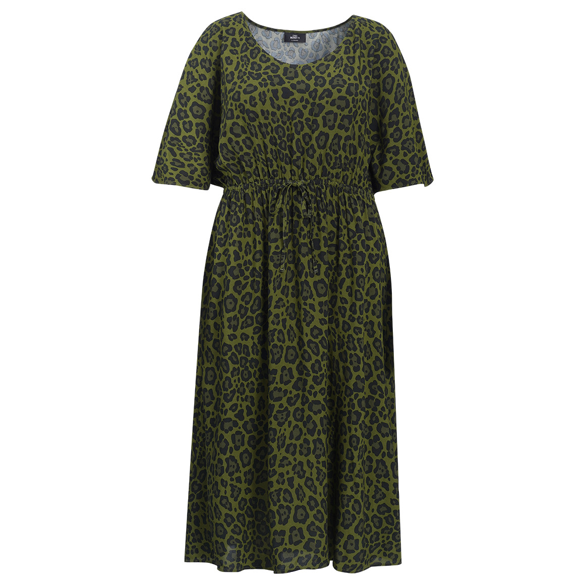 Damen Maxikleid mit Leo-Print