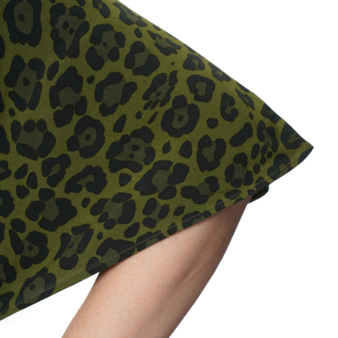 Damen Maxikleid mit Leo-Print