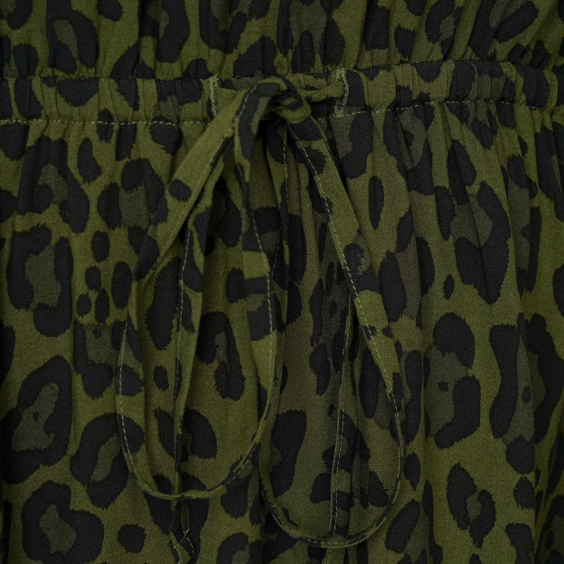 Damen Maxikleid mit Leo-Print