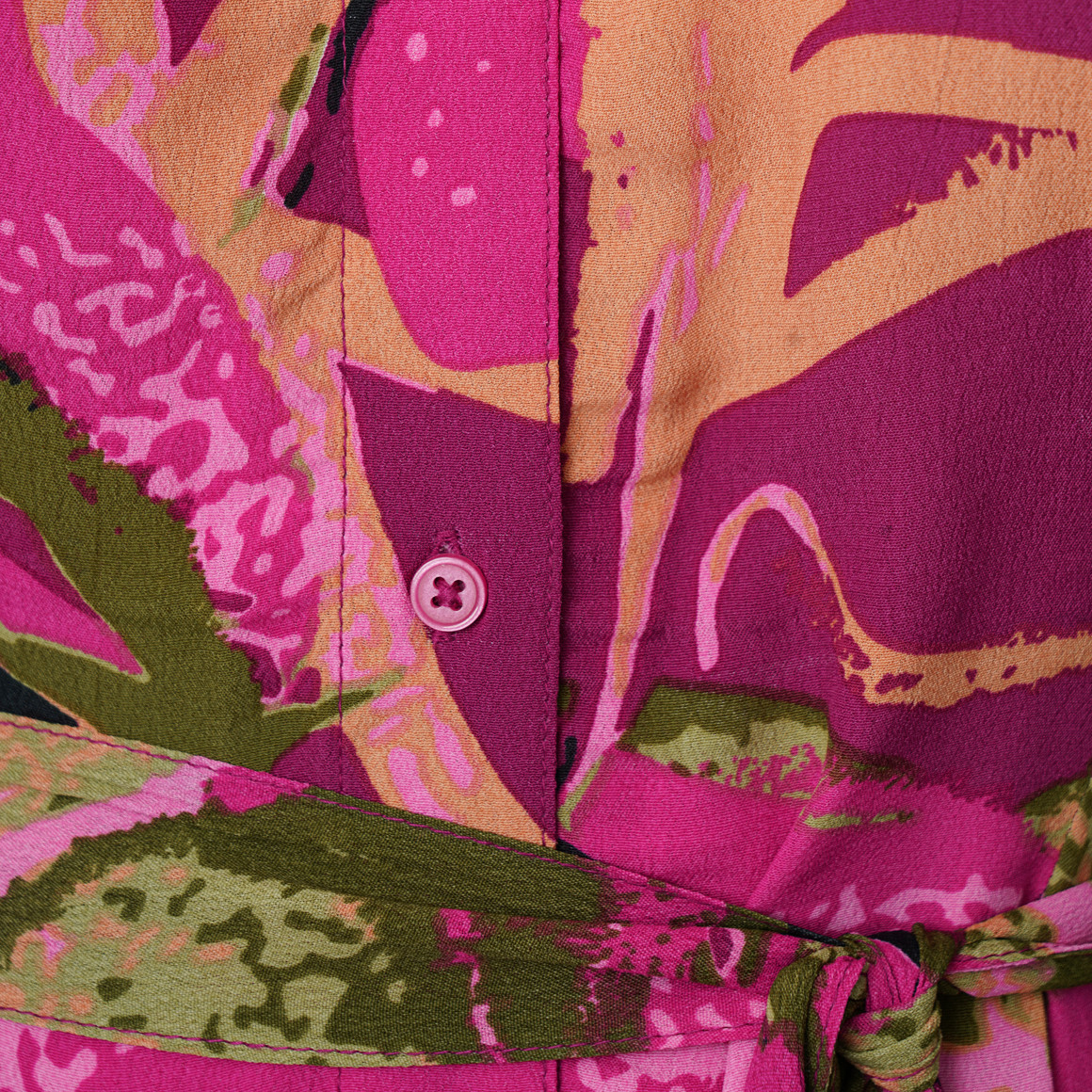 Damen Midi-Kleid mit Allover-Print