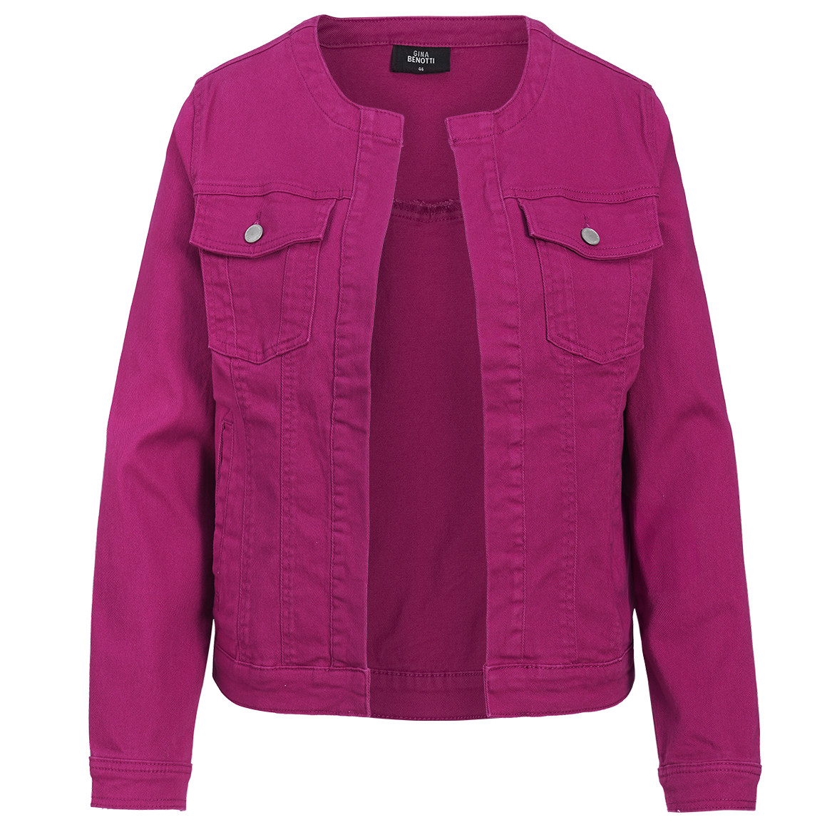Damen Jeansjacke ohne Verschluss