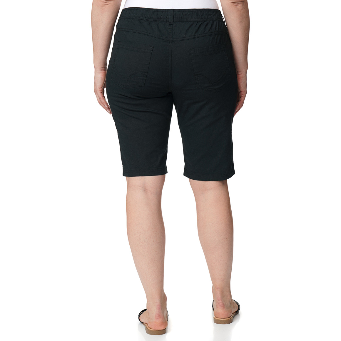 Straight-fit bermudashort voor dames