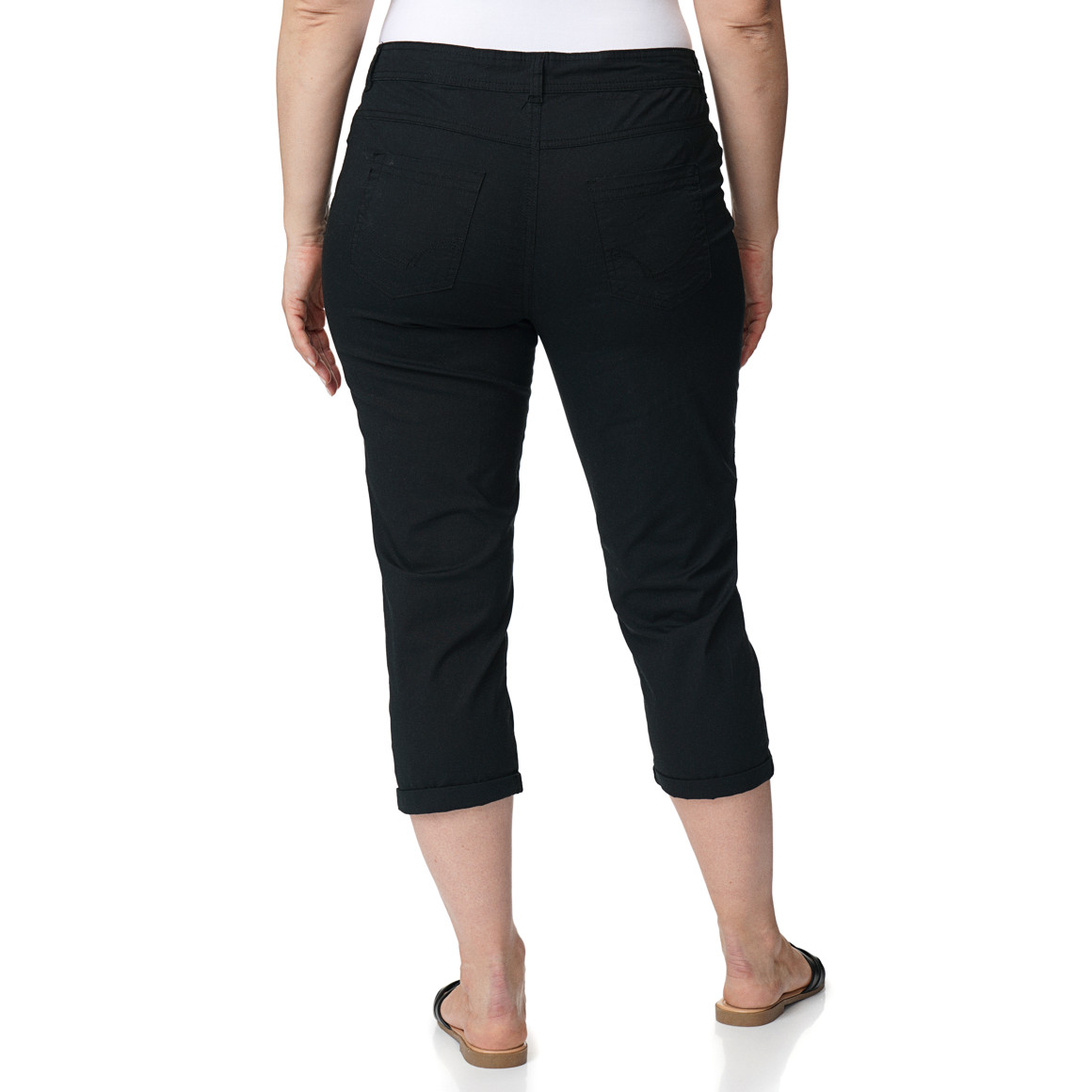 3/4 Damen Hose mit 4 Taschen