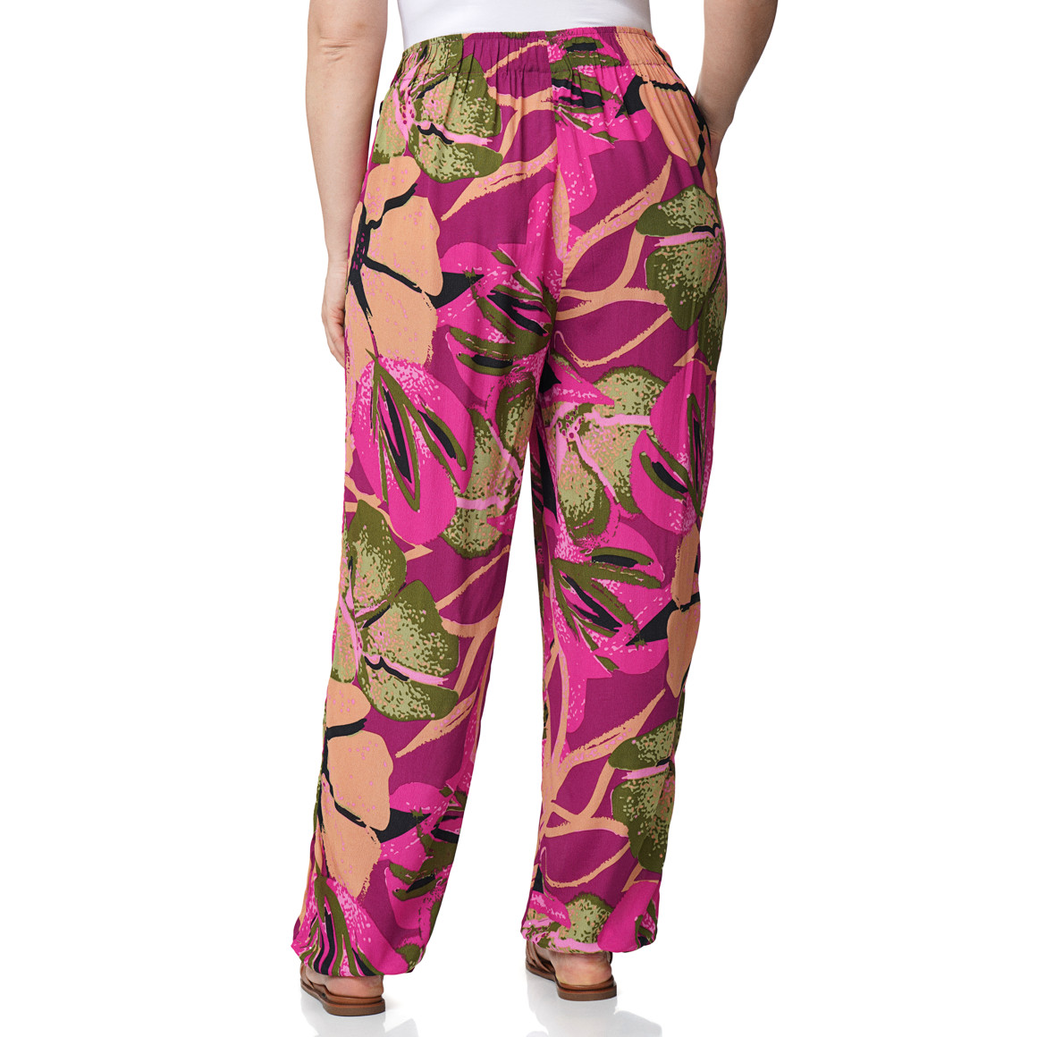 Damen Hose mit Allover-Print
