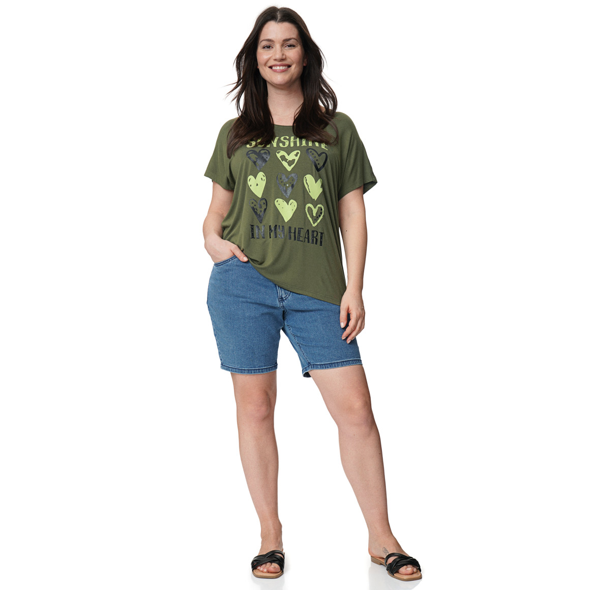 Damen T-Shirt mit Frontprint