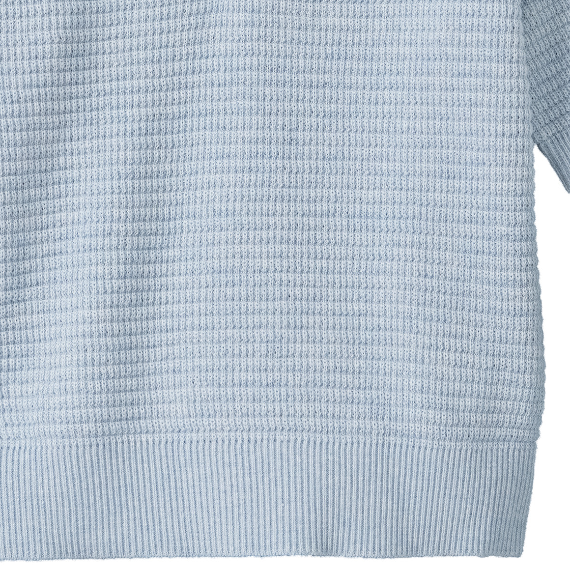 Jungen Strick-Poloshirt unifarben