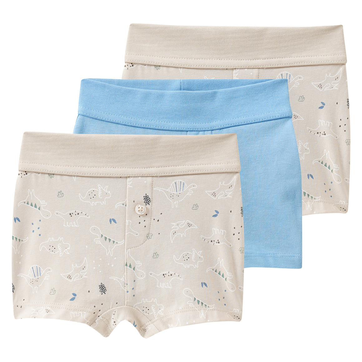 3 Baby Boxer in verschiedenen Dessins