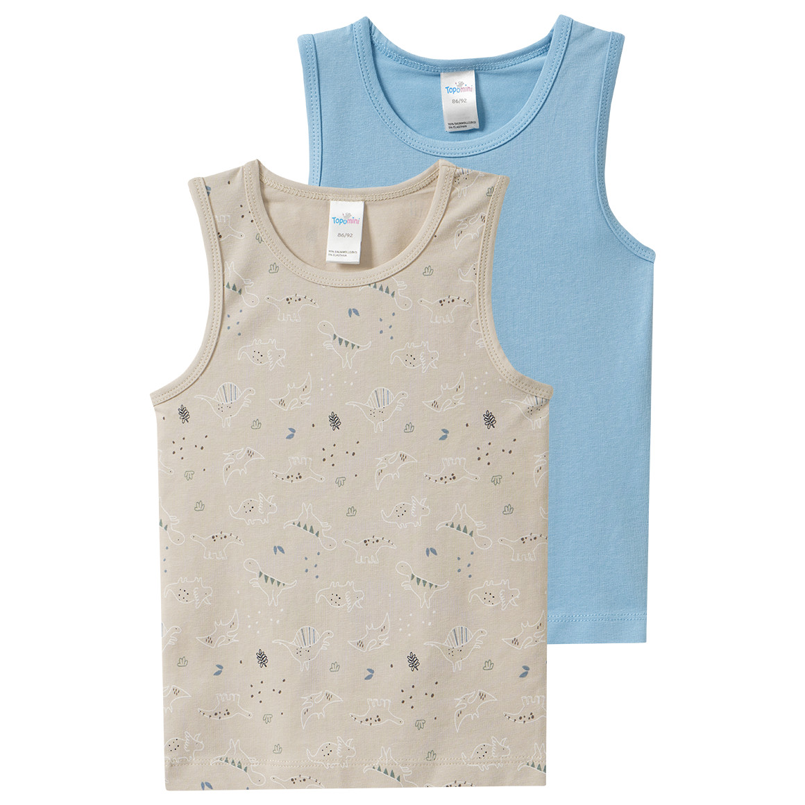 2 Baby Unterhemden im Set