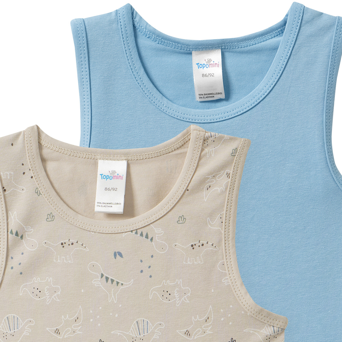 2 Baby Unterhemden im Set