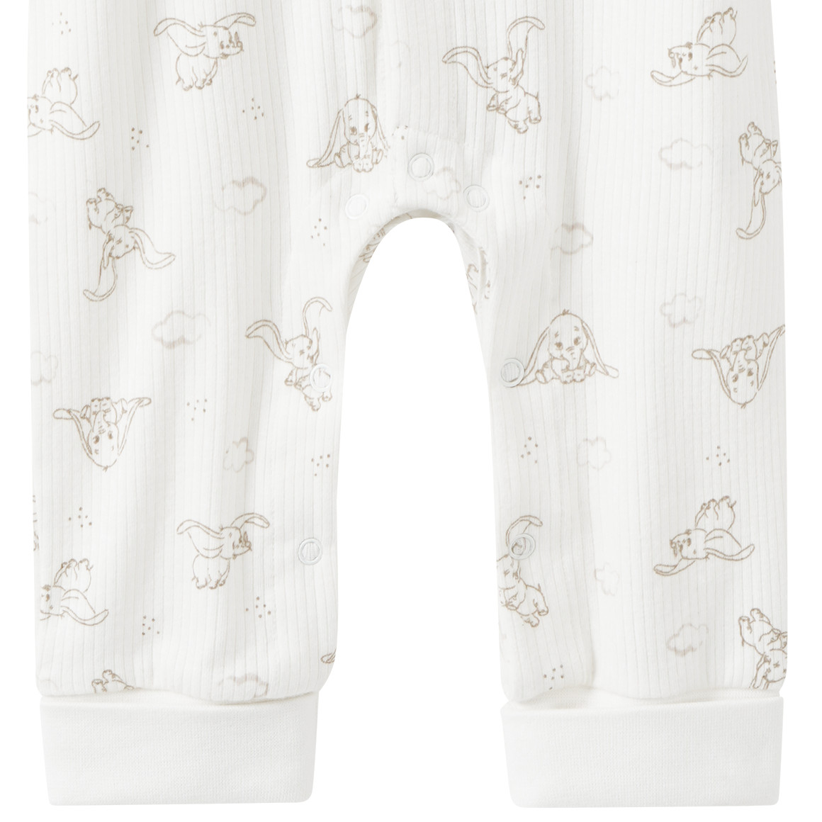 Dumbo Schlafanzug mit Umschlagbündchen