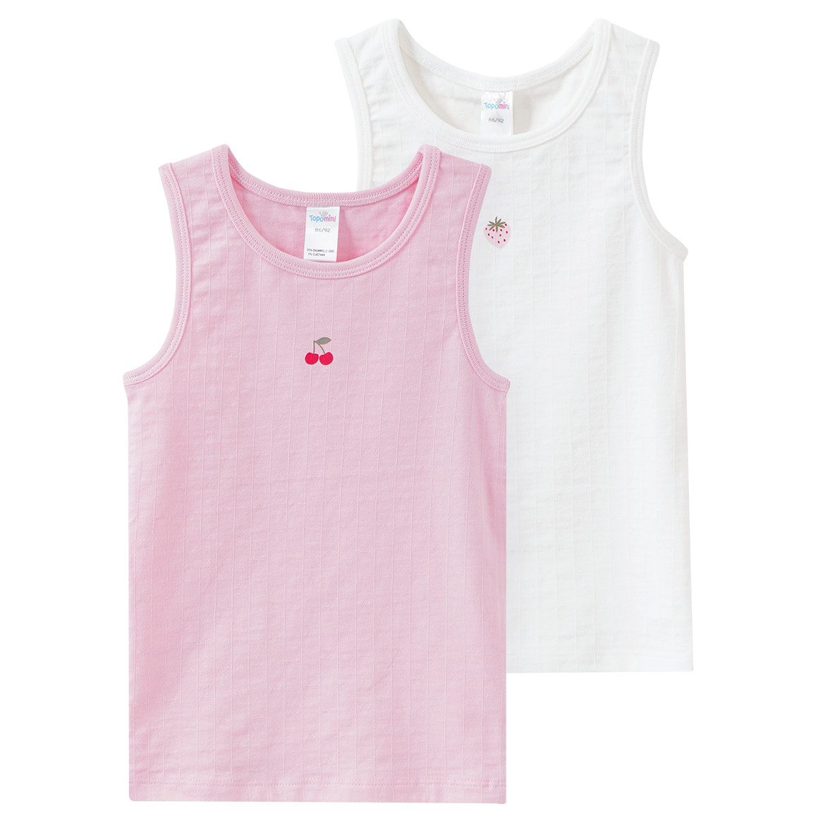 2 Baby Unterhemden mit Set