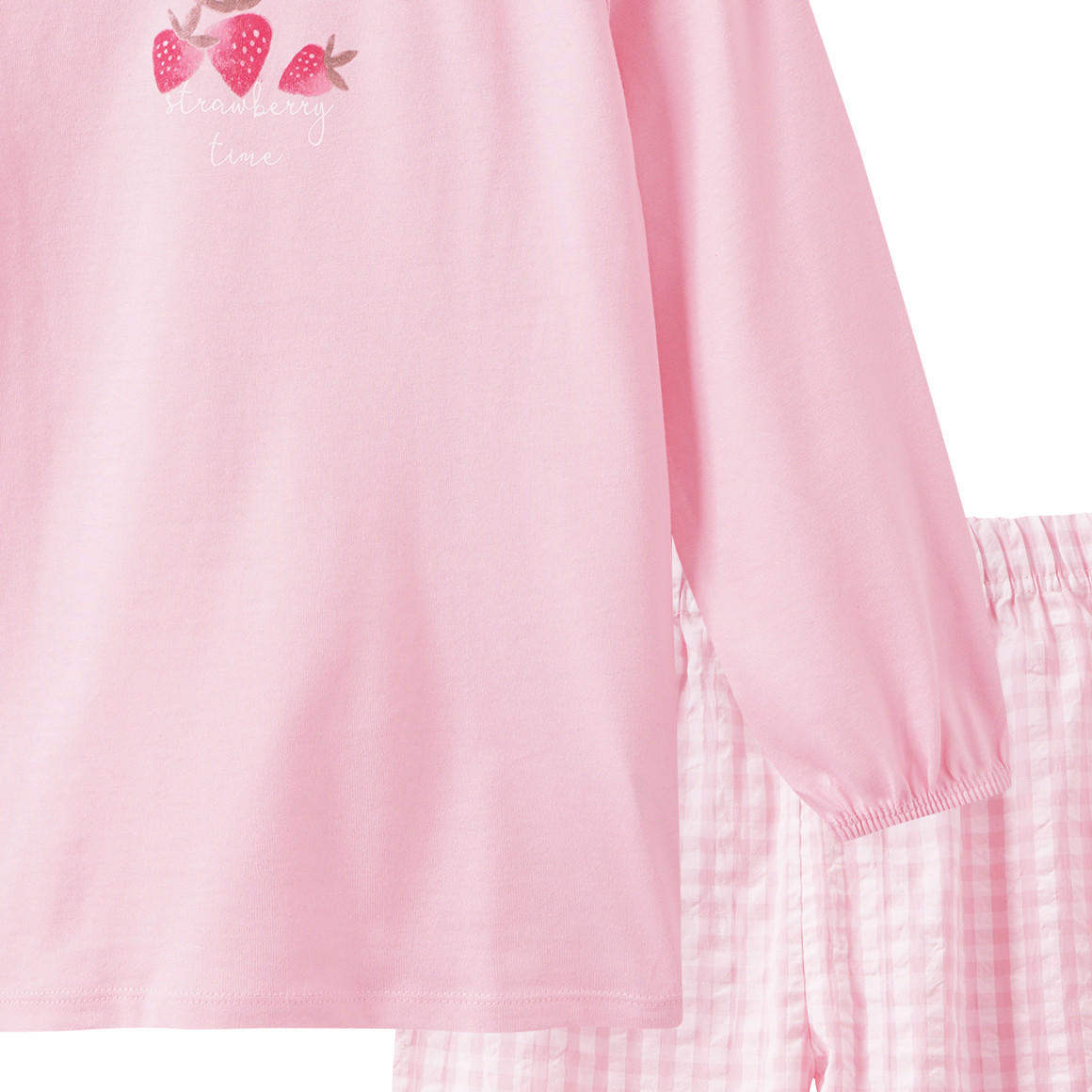 Baby Schlafanzug mit Erdbeer-Motiv