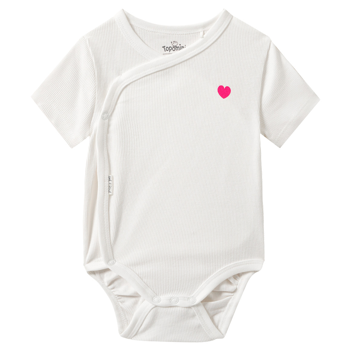 2 Newborn Wickelbodys mit Rippstruktur