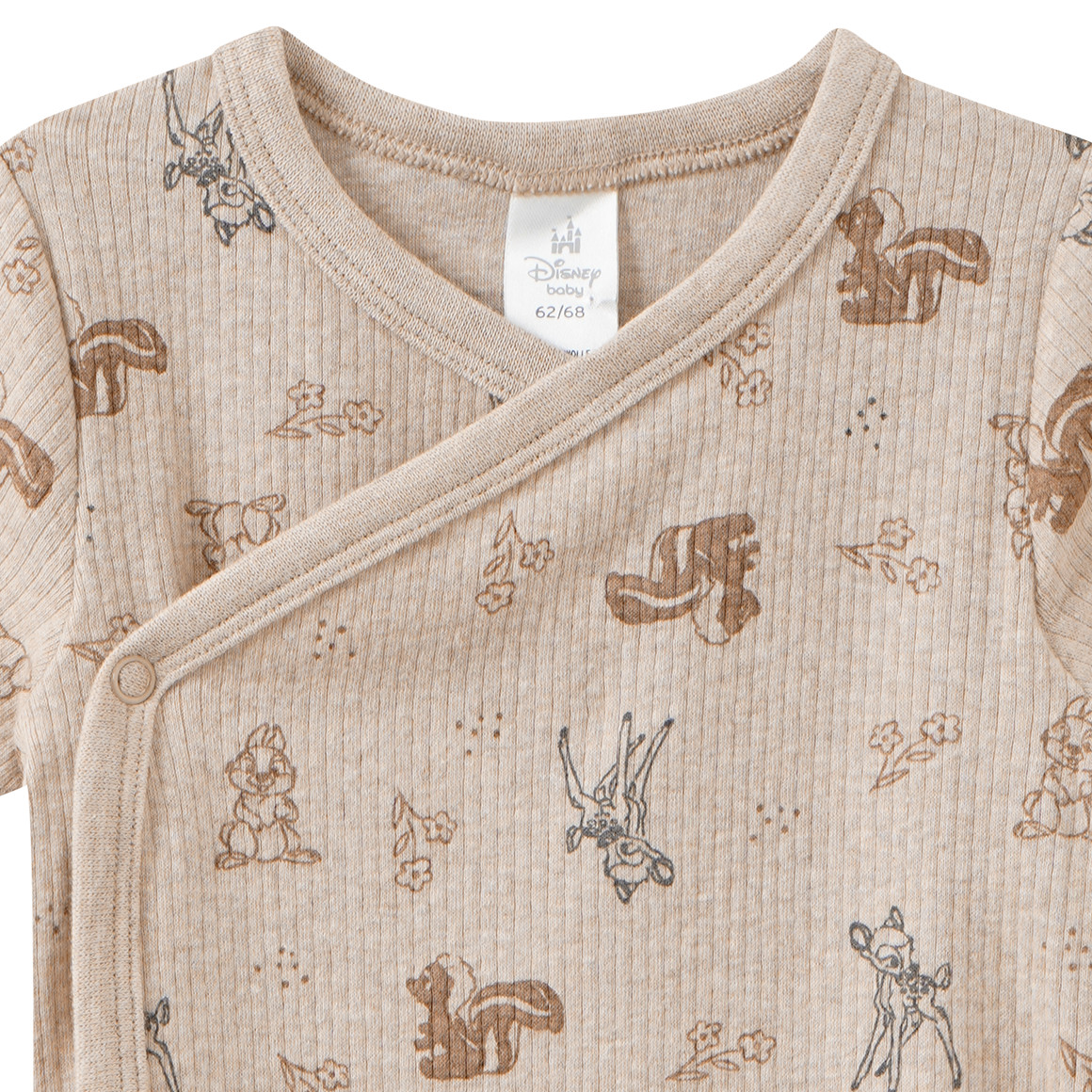 Bambi Wickelbody mit Rippstruktur