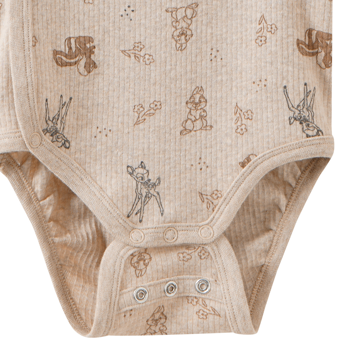 Bambi Wickelbody mit Rippstruktur