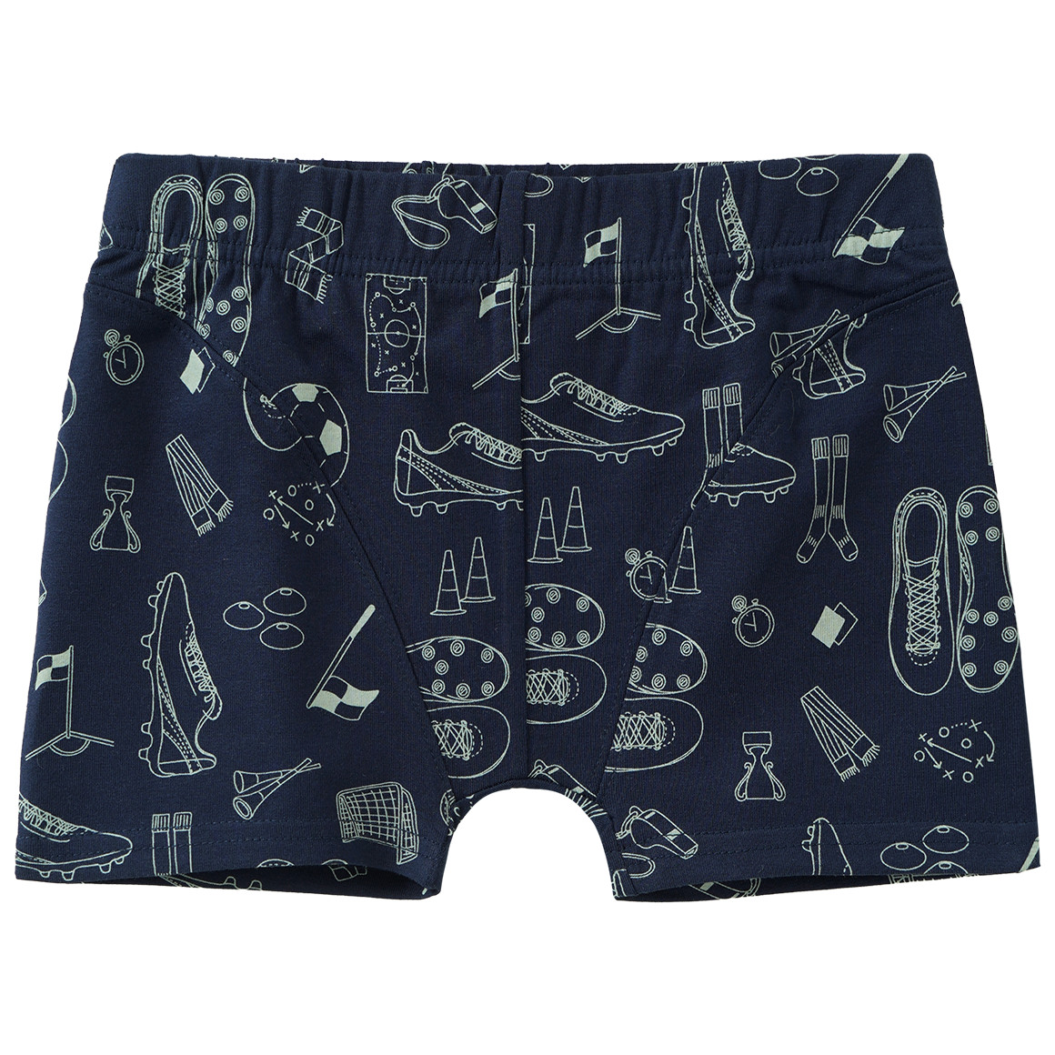 3 Jungen Boxer mit Fußball-Motiven