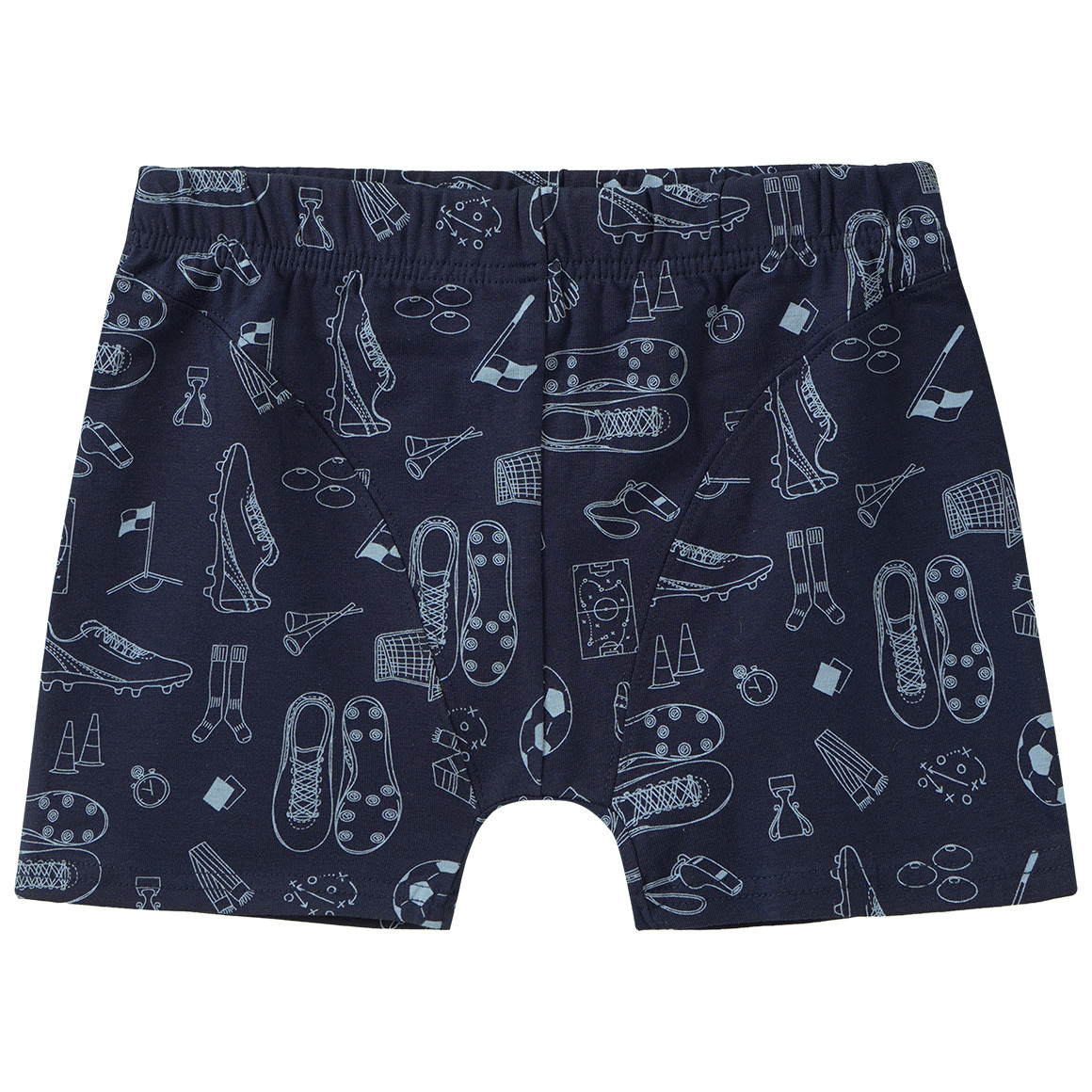 3 Jungen Boxer mit Fußball-Motiven