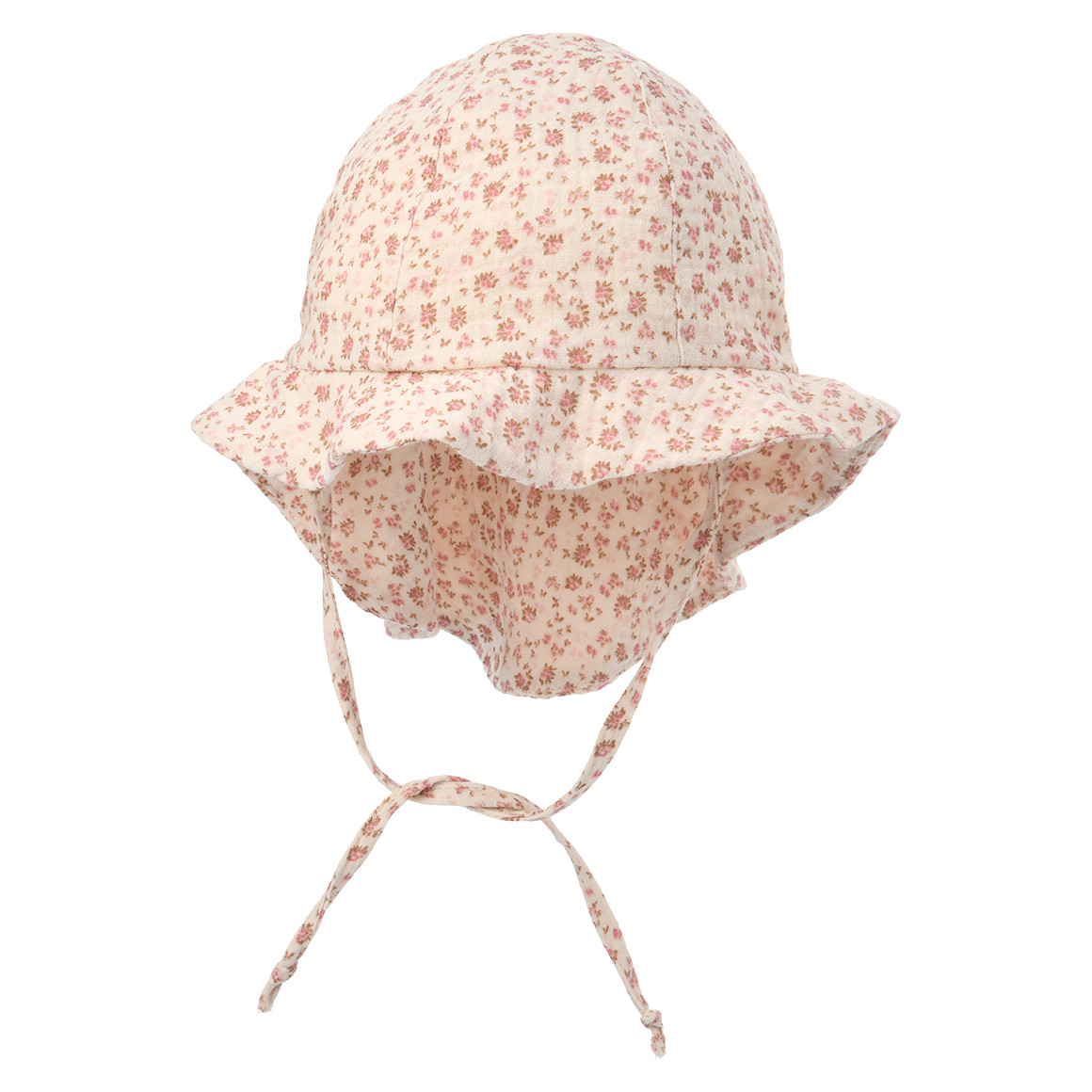 Baby Musselin-Mütze mit Blumen-Muster