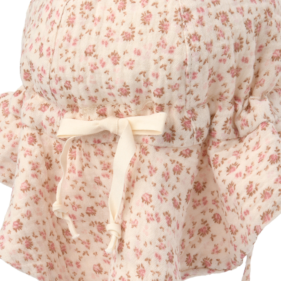 Baby Musselin-Mütze mit Blumen-Muster