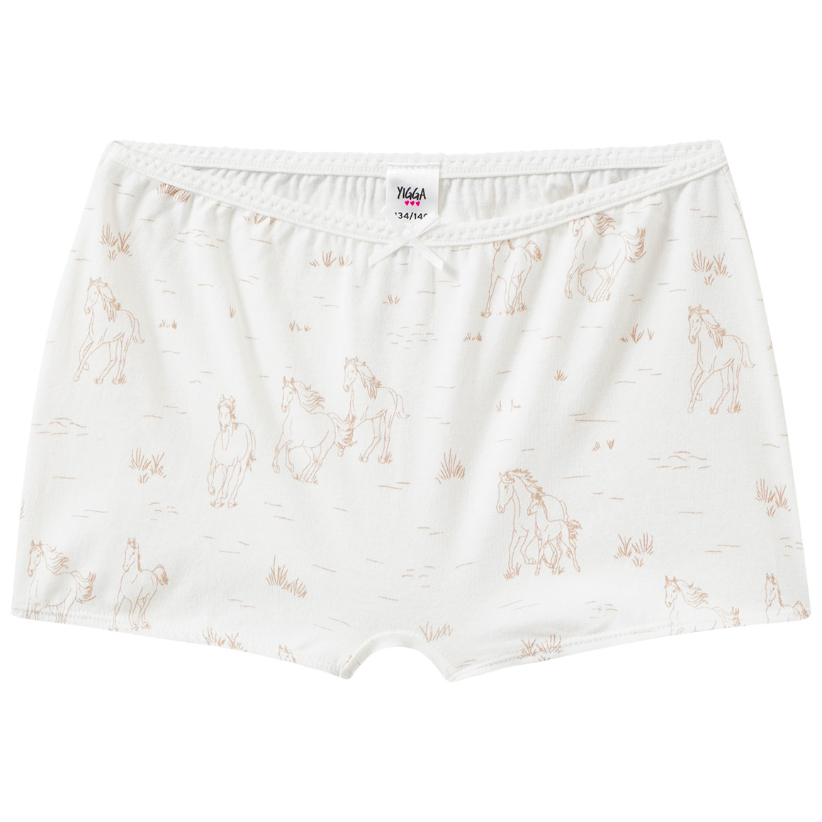3 Mädchen Pantys mit Pferde-Motiven