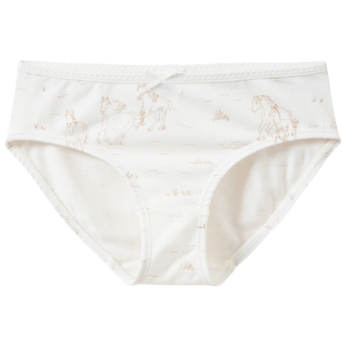 3 Mädchen Slips mit Pferde-Motiven