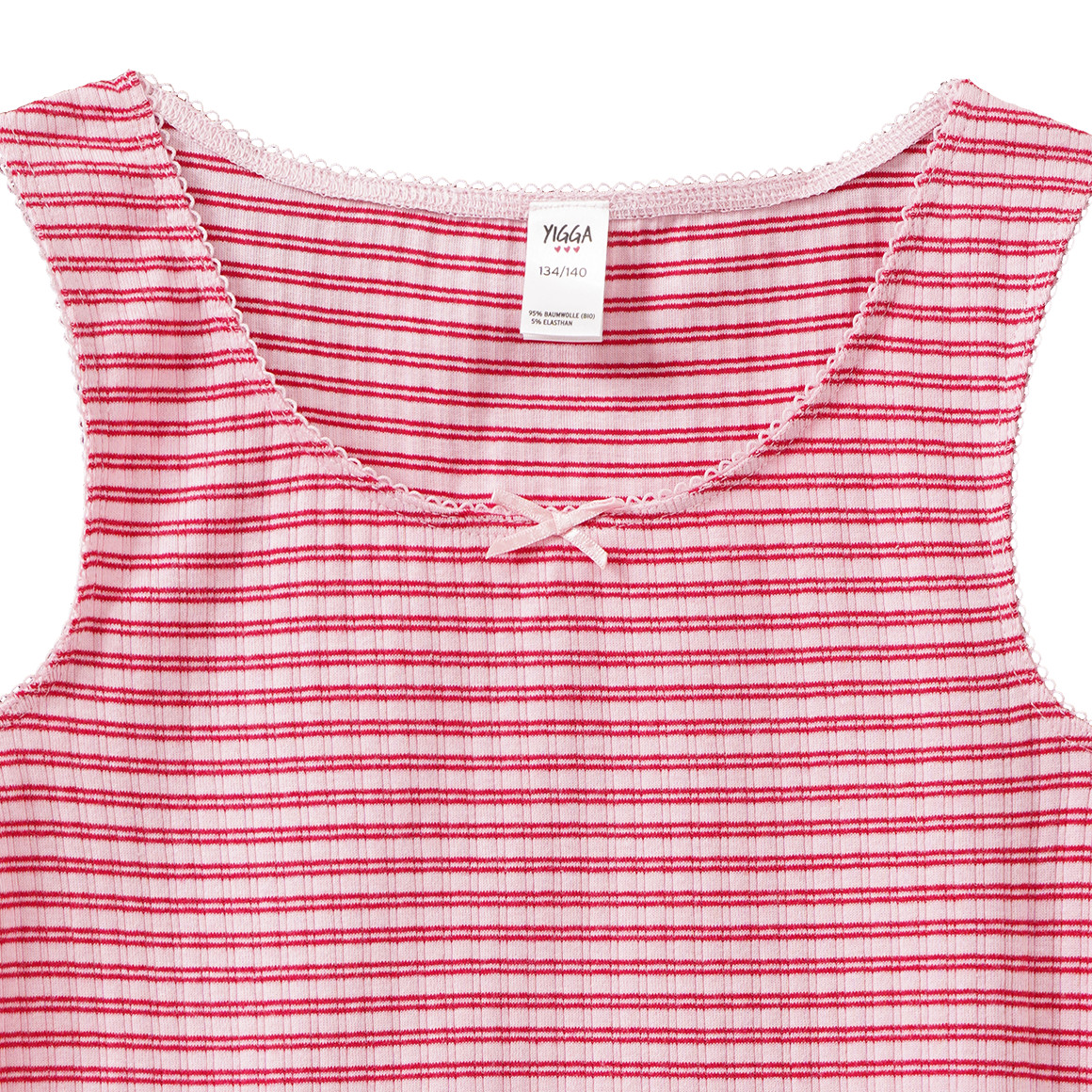 2 Mädchen Unterhemden im Set